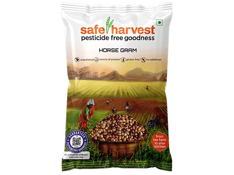 Safe Harvest Horse Gram/Hurali Kaalu, 500 g