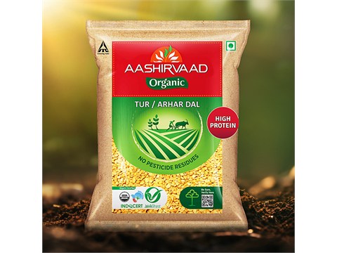Aashirvaad Organic Arhar/Tur Dal, 1 kg