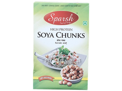 Sparsh Soya Chunks - High In Protein, Iron, Builds Immunity, 200 g