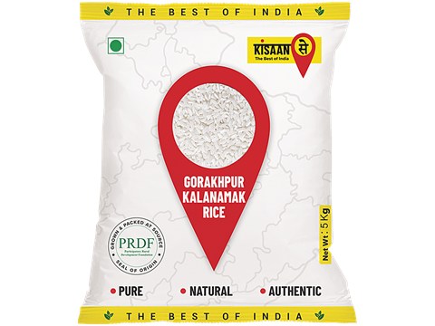 Kisaansay Gorakhpur Kalanamak Rice, 5 kg