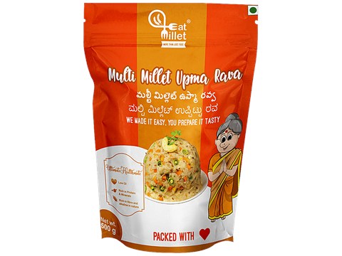 EatMillet Multi Millet Upma Rava, 500 g