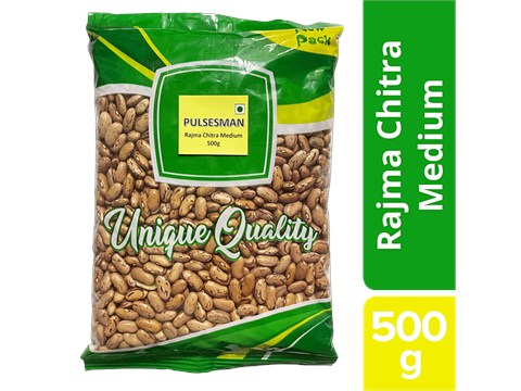 Pulsesman  Rajma Chitra - Medium, 500 g