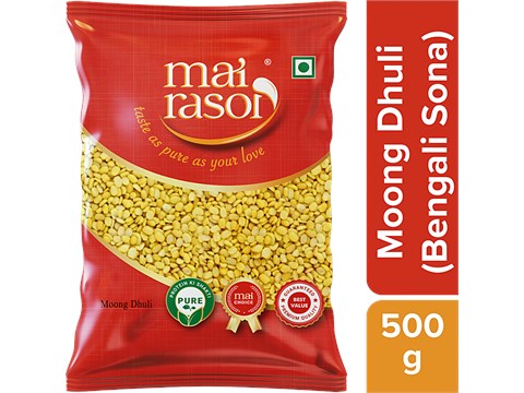 Mai Rasoi Bengali Sona Moong Dal - Unpolished, 500 g