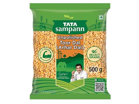 Tata Sampann Toor Dal/Togari Bele, 500 g