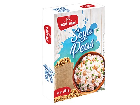 YUM YUM Soya Peas - Soft, Sponge, High Protein, Easy To Digest, 200 g
