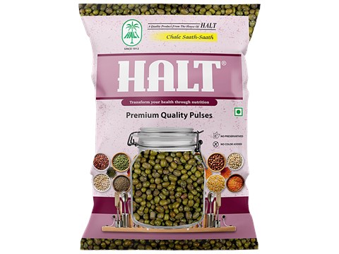 Halt Green Moong Dal Whole, 500 g