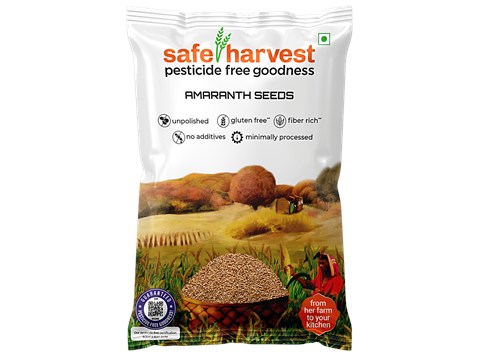 Safe Harvest Amaranth Seeds - Rajgira, 500 g