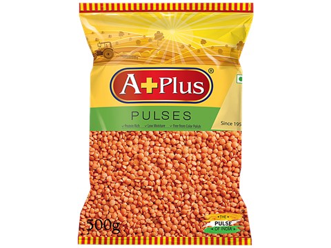 A+PLUS Masur Dal, 500 g