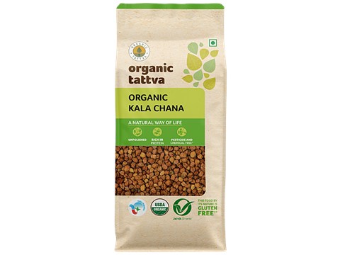 Organic Tattva Organic Brown /Kala Chana, 1 kg