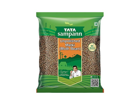 Tata Sampann Unpolished Matki/Moth Bean, 500 g