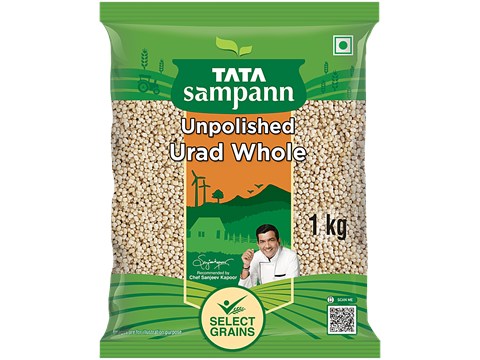 Tata Sampann Urad Dal/Uddina Bele Whole White, 1 kg