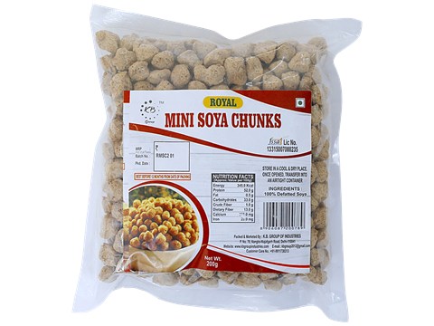 Royal Mini Soya Chunks - Strengthens Your Immunity, 200 g