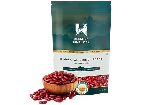 House of Himalayas  Himalayan Kidney Beans- Munsiyari Rajma, Unpolished, 500 g
