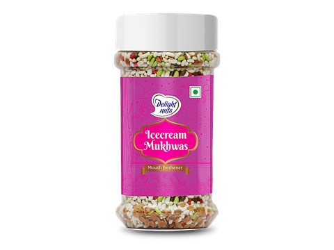 Delight Nuts Ice Cream Mukhwas Mouth Freshener - Helps Boost Immunity & Digestion, 150 g
