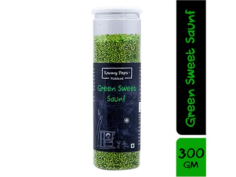 Tummy Pops Green Sweet Sauf, 274 g