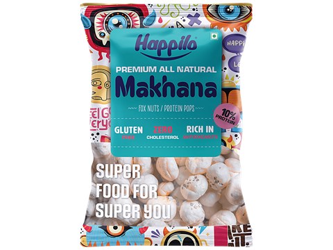 Happilo Premium All Natural Fox Nuts - Phool Makhana, Protein, Zero Cholesterol, 100 g