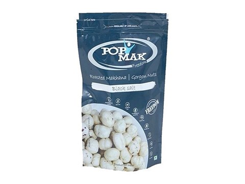 Popmak Roasted Makhana - Black Salt, 80 g