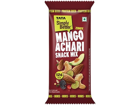 Tata Simply Better Mango Achari Snack Mix, 25 g