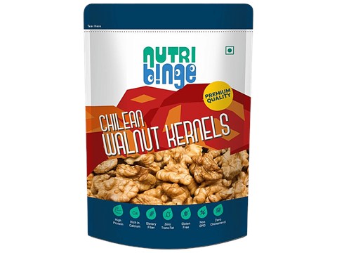 Nutri Binge Chilean Walnut Kernels, 250 g