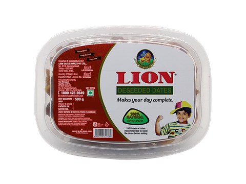 Lion Dates/Kharjura - Deseeded, 500 g