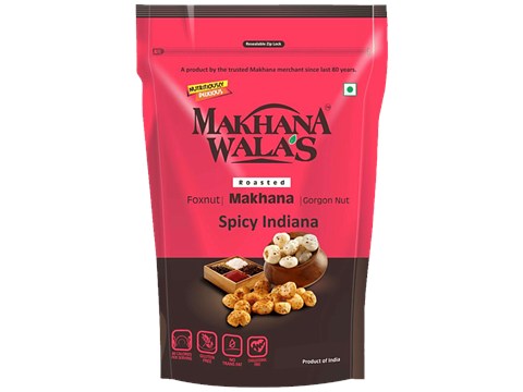 Makhanawala's Roasted Makhana Spicy Indiana, 70 g