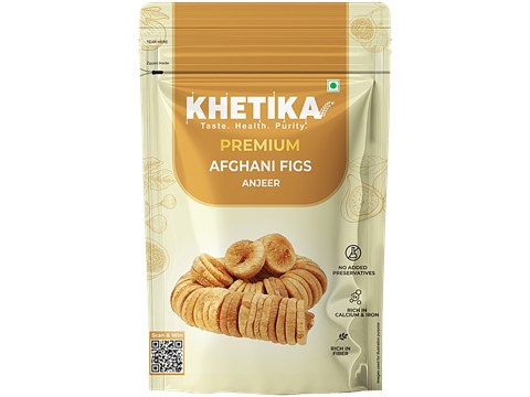 Khetika Premium Afghani Figs/Anjeer, 200 g