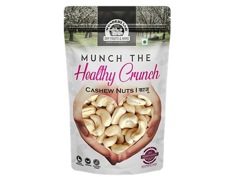 Wonderland Foods Raw Cashew, 500 g