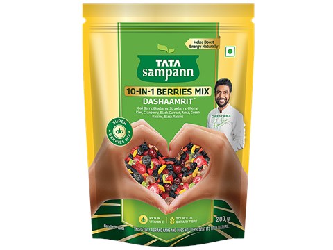 Tata Sampann 10-In-1 Berries Mix Dashaamrit, 200 g