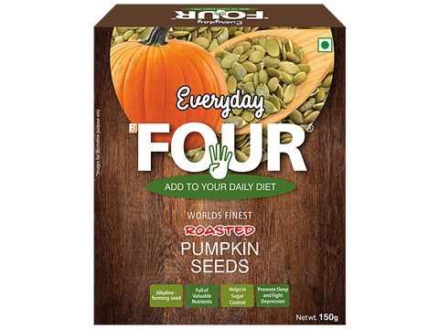 Everyday Four Roasted Pumpkin Seeds, 150 g