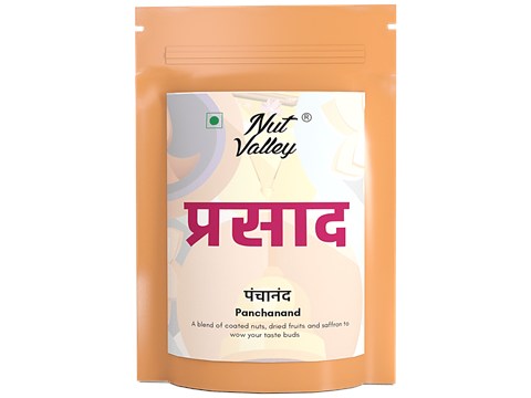 Nut Valley Panchanand - Blend Of Coated Nuts, Dry Fruit & Saffron, 35 g