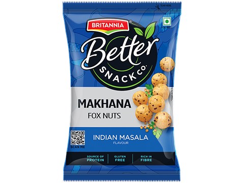 Britannia Better Snack Co.Makhana/Foxnuts - Indian Masala Flavour, 20 g