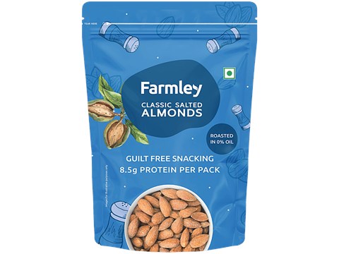 Farmley Classic Salted Almonds, 40 g