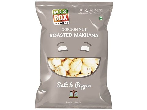 Mix Box Roasted Makhana - Salt & Pepper, 60 g