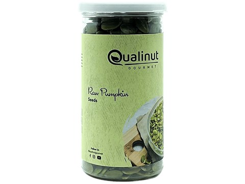 Qualinut Gourmet Raw Pumpkin Seeds - Rich Source Of Nutrients For Hair Growth, 125 g