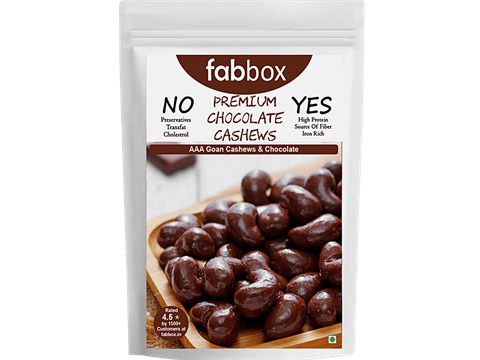 Fabbox Cashew/Godambis - Premium Chocolate, 100 g