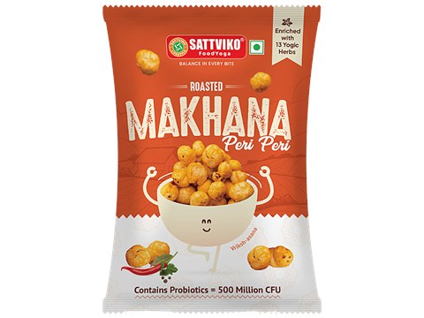 Sattviko Peri Peri Roasted Makhana, 52 g