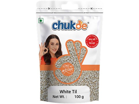 Chukde White Sesame Seeds/Safed Til, 100 g