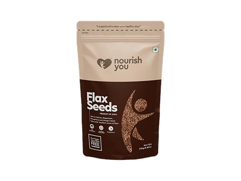Nourish you Raw Flax Seeds, 250 g