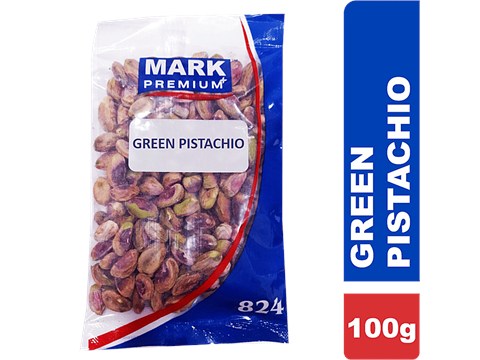 Mark Premium Green Pistachio - Dry Fruit, Antioxidant-Rich, High In Protein, Helps Maintain Weight, 100 g