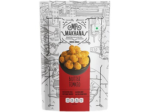 MR. MAKHANA Makhana - Butter Tomato, 55 g