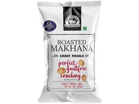 Wonderland Foods Chat Masala Roasted Makhana, 18 g