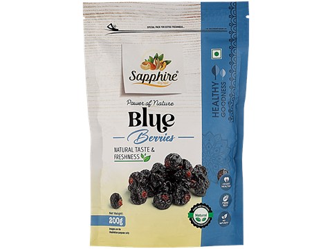 Sapphire Dry Nuts Dried Blueberries, 200 g