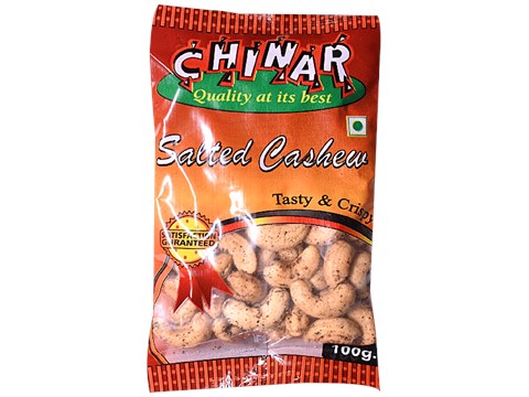 Chinar Salted Cashew - Tasty & Crispy, 100 g