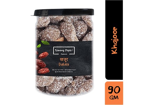 Tummy Pops Mouth Freshener/Mukhwas - Classic Khajoor, After Meal Digestive, 90 g