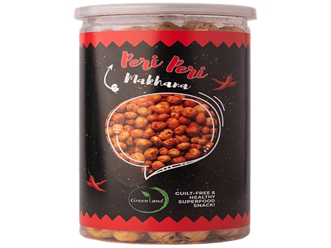 Greenland Roasted Makhana - Peri Peri Flavour, Healthy Snack, 75 g