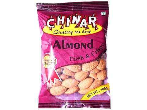 Chinar Almond - Fresh & Crispy, 100 g