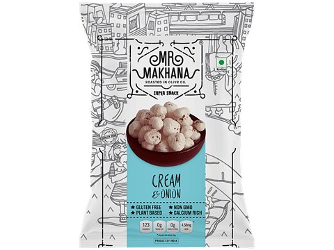 MR. MAKHANA Cream & Onion Super Snack, 20 g