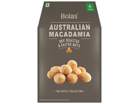 Bolas Dry Roasted & Salted Australian Macadamia Nuts, 50 g