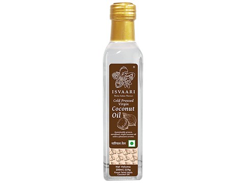 Isvaari Cold Pressed Virgin Coconut Oil, 250 ml