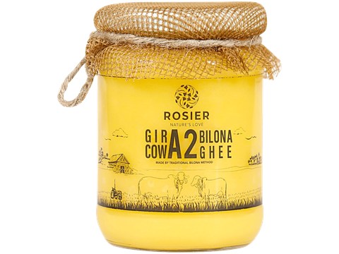 Rosier A2 Gir Cow Bilona Ghee, 500 ml
